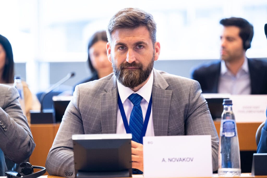 Андрей Новаков на заседание на помирителния комитет в Европейския парламент